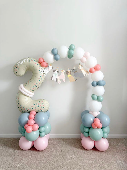 Quicklink Arch  Number ‘2’ Dinosaur Customizable Design and Sticker