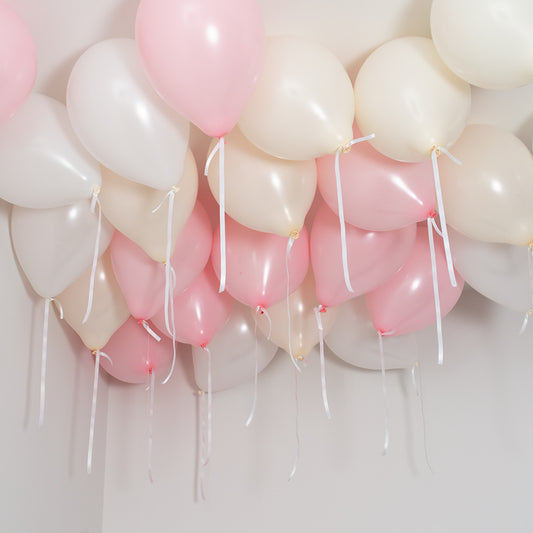 Pink Pastel Daisy Helium Ceiling Balloons Elevate Your Celebration with Stunning Helium Ceiling Balloons Helium Balloon Bouquet