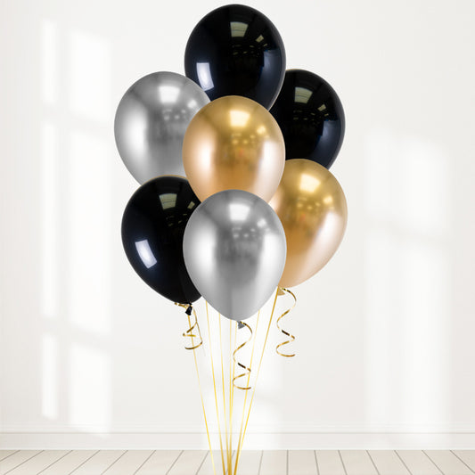 Glitz & Glam Helium Latex Balloon Bunch Elevate Your Celebration with Stunning  Helium Balloon Bouquet