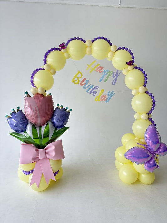 Quicklink Arch  Flower Butterfly Customizable Design and Sticker