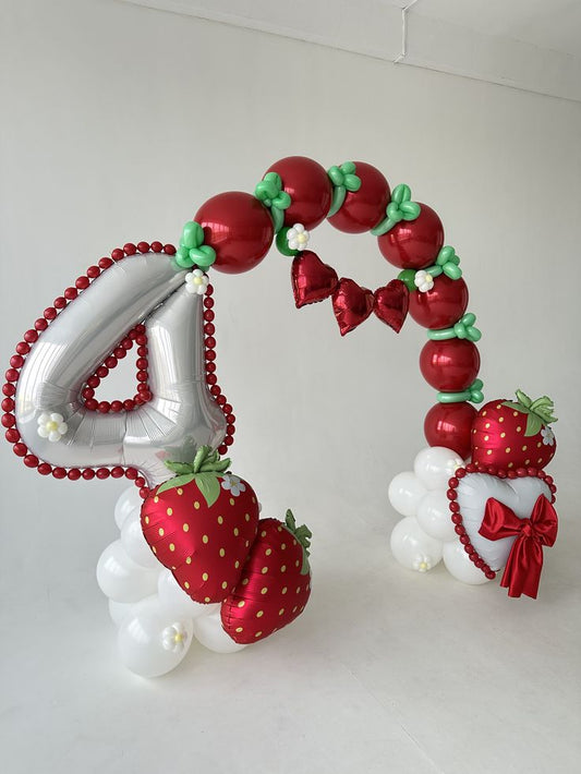 Quicklink Arch Straberry Fabric Customizable Design and Sticker Number 4