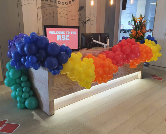 Rainbow Corporate Opening Event Setup Event Decor Mixed Color