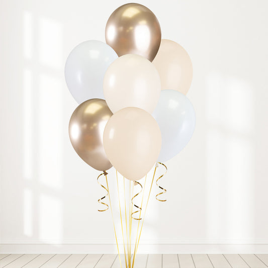 Pearl Sands Helium Latex Balloon Bunch Elevate Your Celebration with Stunning  Helium Balloon Bouquet