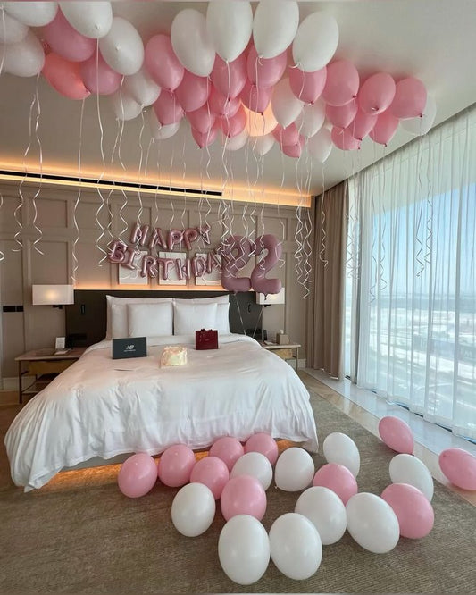(215ProductCode)  Balloon & Banner Bash - Perfect for Birthday Celebration!
