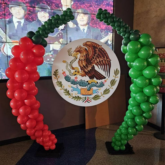 Customize Chili Designed Balloons Green and Red - Perfect for special occasion