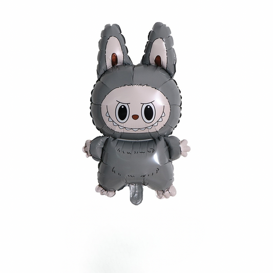Gray Labubu Foil Balloon - Perfect for any celebrations