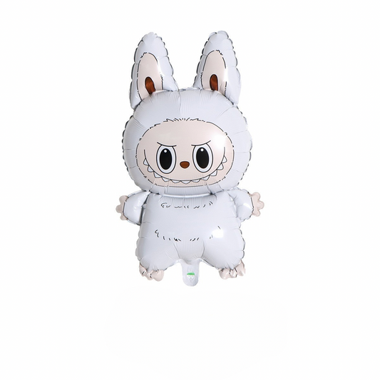 White Labubu Foil Balloon - Perfect for any celebrations
