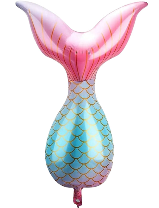 Lovely Mermaid Kids Birthday Mermaid Balloons Helium Balloon Bouquet Pink