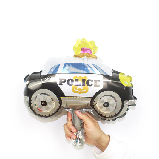 Mini Police Car Kids Birthday Balloon Bouquet