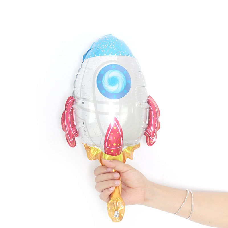 Mini Space Ship Kids Birthday Balloon Bouquet