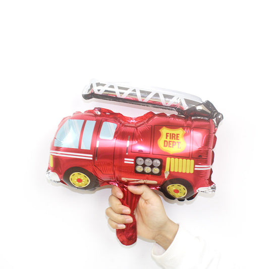 Mini Fire Truck Kids Birthday Balloon Bouquet Redh