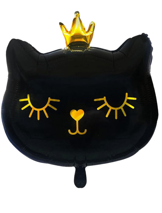 Cat Foil Balloon Kids Birthday Helium Balloon Bouquet Black