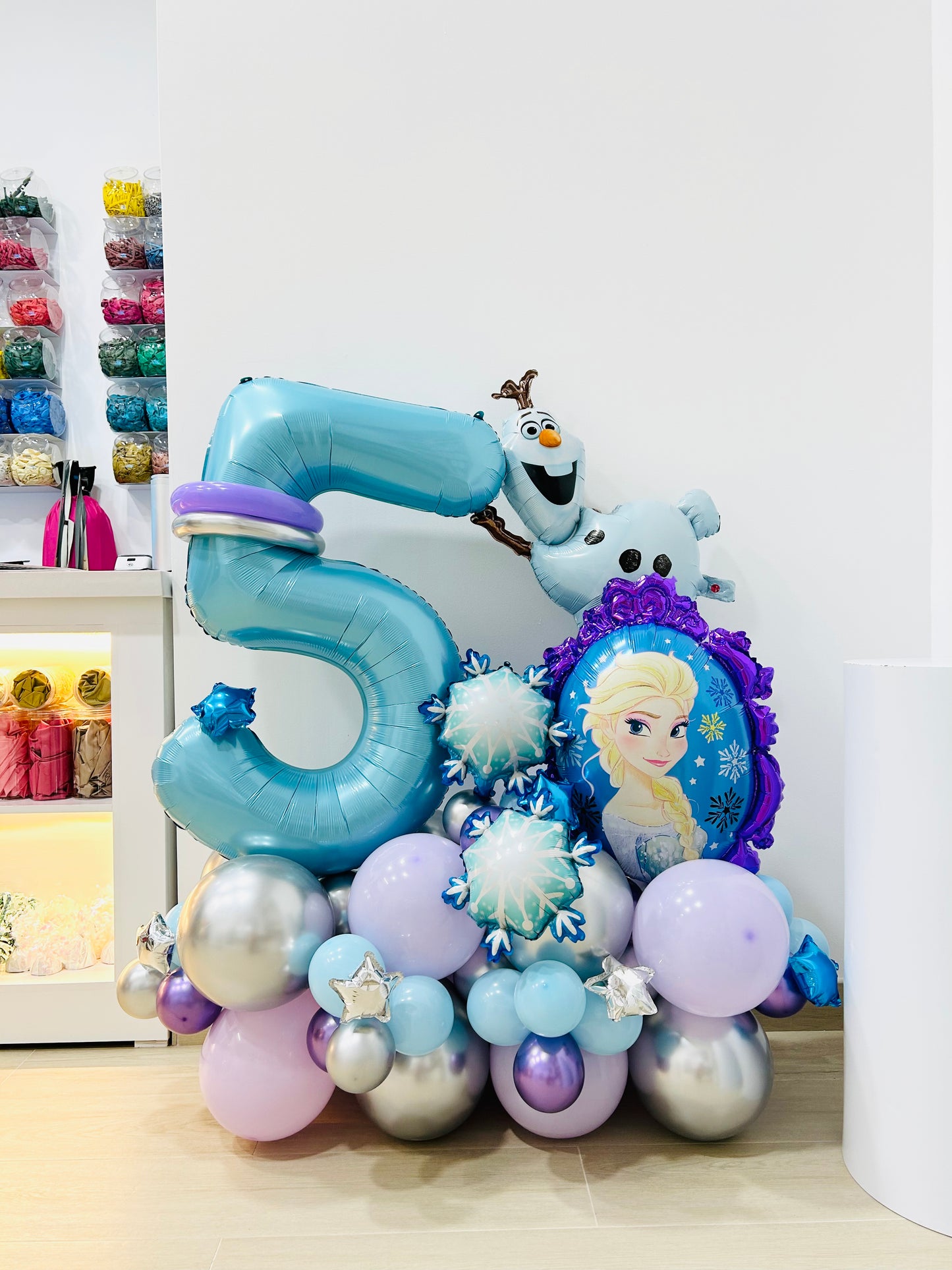 Platform Elsa Frozen Theme Kids Birthday Disney Balloon set Helium Balloon Bouquet