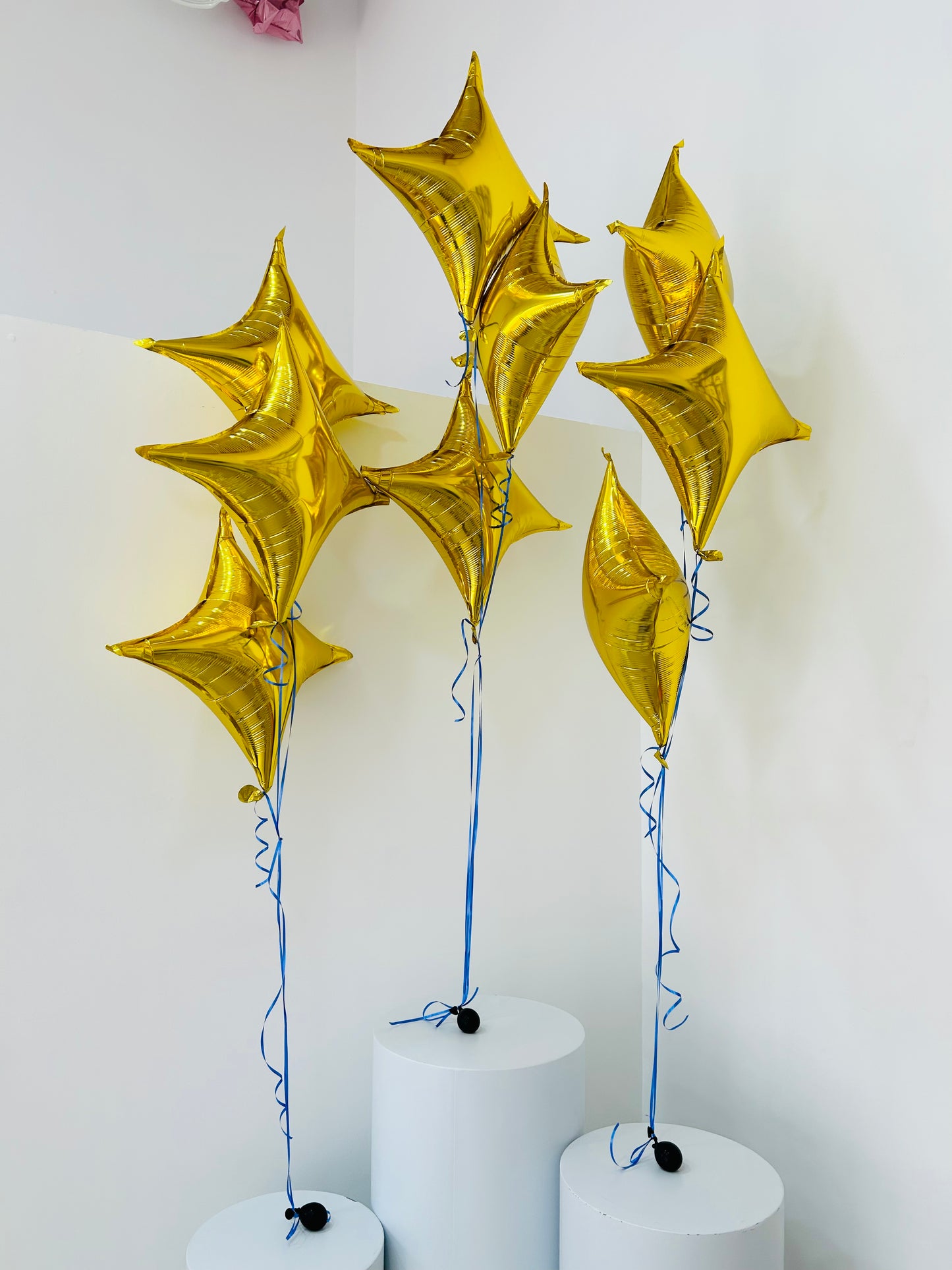 Star Foil Balloons Kids Birthday Decoration Helium Balloon Bouquet Gold