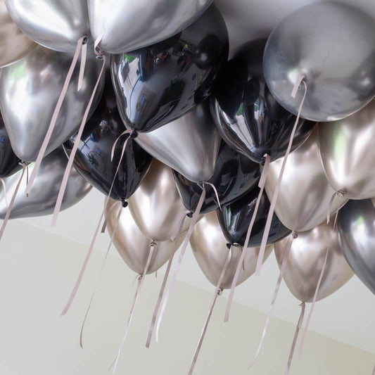 Champagne Glitz Helium Ceiling Balloons Elevate Your Celebration with Stunning Helium Ceiling Balloons Helium Balloon Bouquet