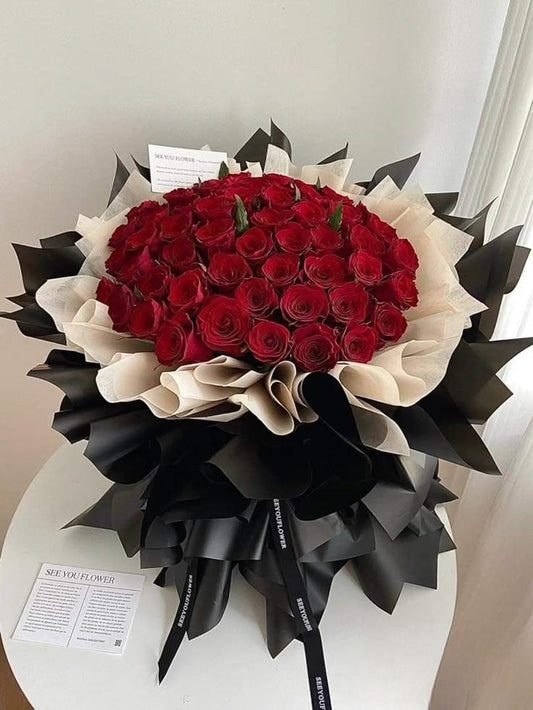 Red Roses - Floral Fresh Bouquet