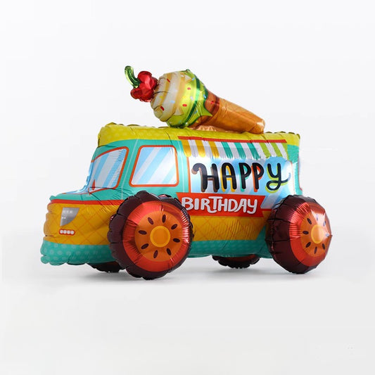 Happy Birthday Truck Helium Balloon – Fun and Festive Party Decor