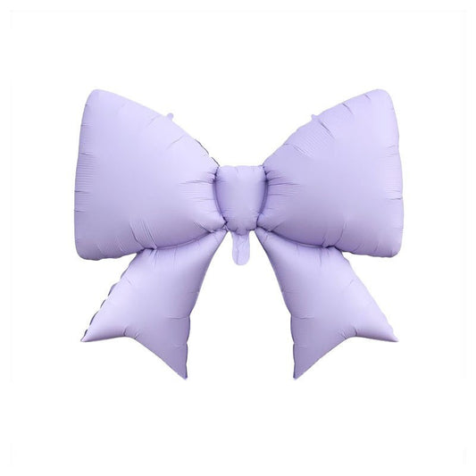 Purple Bow Ribbon Helium Foil Balloon - Perfect for any celebrations
