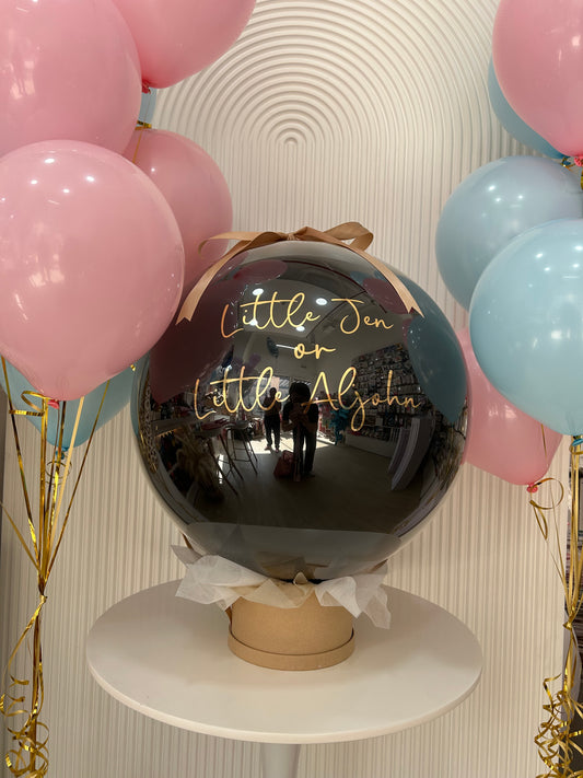 Popping Gender Reveal Balloon - Customizable Design