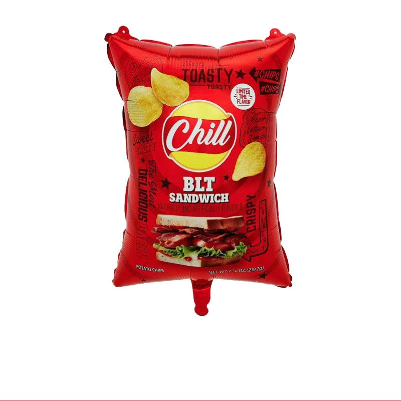 Red Chips Helium Balloon - Perfect for Birthday Celebration!