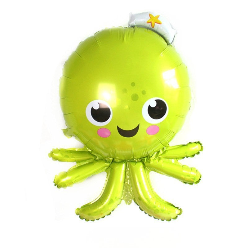 Green Octopus Helium Balloon - Perfect for any Celebration!