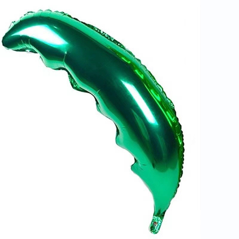 Green Palm Tree Leaf Foil Balloon - Garden-Themed, Fairy-Themed Perfect for Garland Decorations!