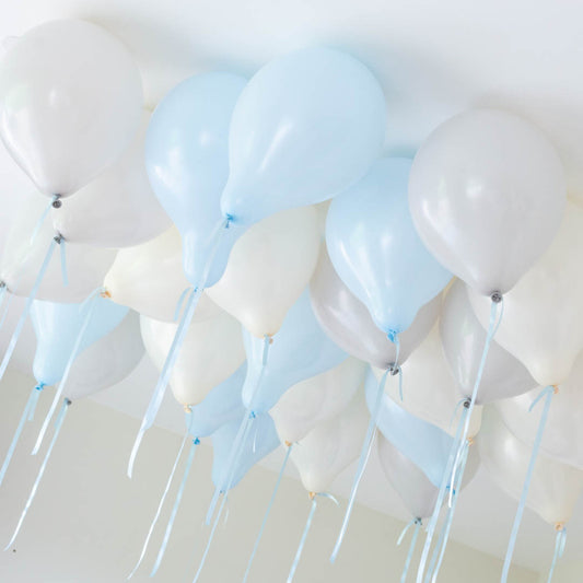 Macaron Blue Helium Ceiling Balloons Elevate Your Celebration with Stunning Helium Ceiling Balloons Helium Balloon Bouquet