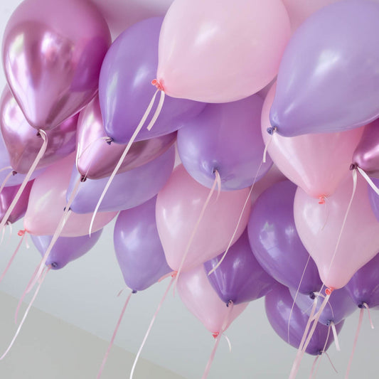 Lavender Rose Helium Ceiling Balloons Elevate Your Celebration with Stunning Helium Ceiling Balloons Helium Balloon Bouquet